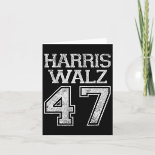 Cartão Campanha Walz 2024 Para O Presidente Harris Waltz 