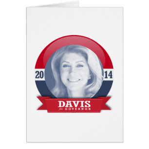 CARTÃO CAMPANHA WENDY DAVIS