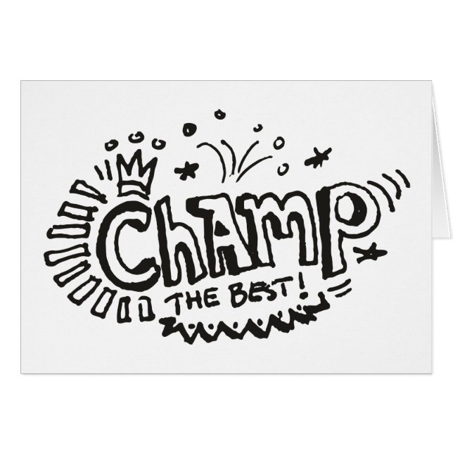 Cartão Campeão (Frente Horizontal)