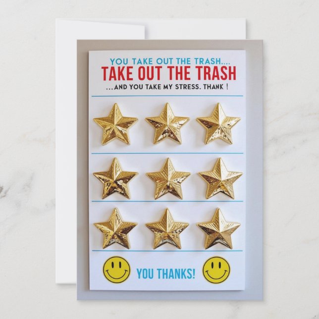 Cartão Campeão de Gráfico de Chore (Frente)