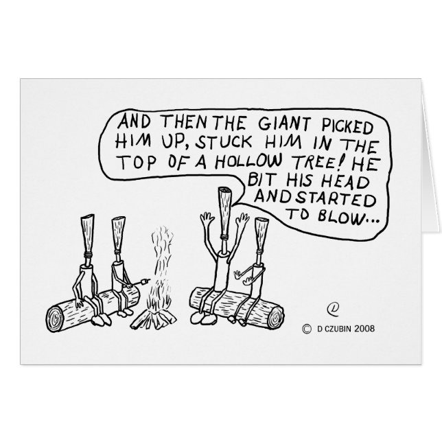 Cartão Campfire Reeds (Frente Horizontal)