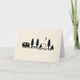 Cartão Camping Greeting Card