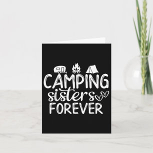 Cartão Camping Sisters Forever