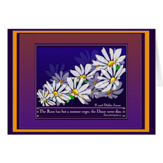 Cartão Campo das margaridas por Debbie Jensen