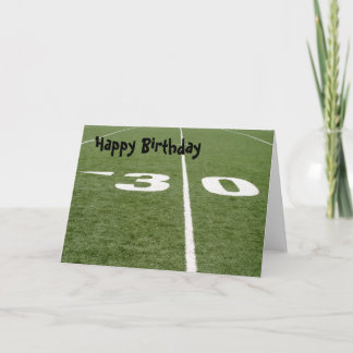 Cartão Campo de futebol 30