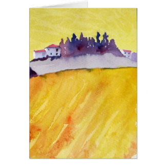 Cartão Campo de girassol