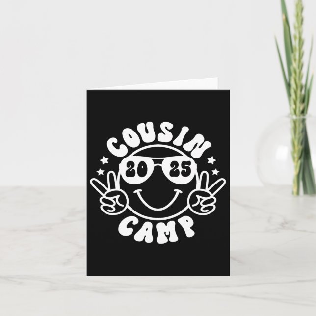 Cartão Campo De Primo 2025 Acampamento Campfire Summer Va (Frente)