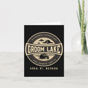 Cartão Campo de Wilderness Groom Lake Summer - Zona Engra