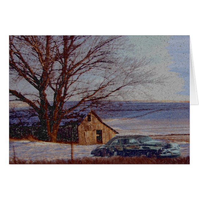 Cartão Campos colhidos (Frente Horizontal)