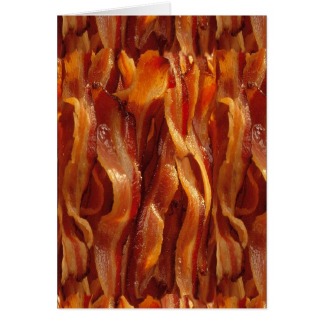 Cartão Campos de Bacon para sempre Decoração (Frente)