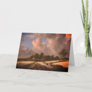 Cartão Campos de trigo por van Ruisdael: Vazio