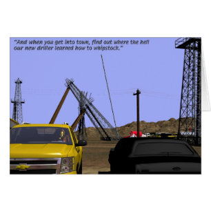 Cartão Campos petrolíferos - Whipstocking