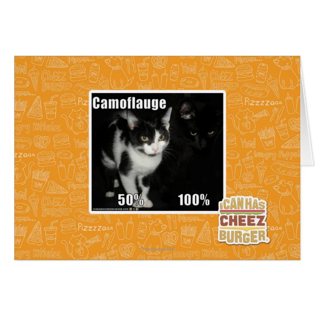 Cartão Camuflagem (Frente Horizontal)