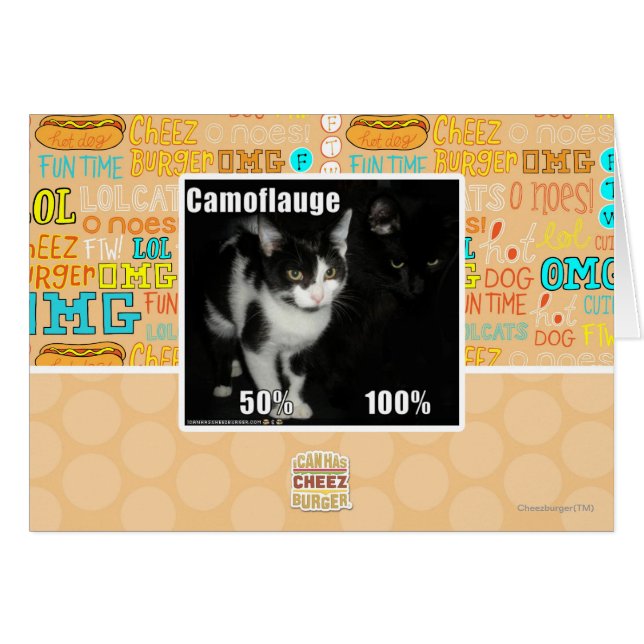 Cartão Camuflagem (Frente Horizontal)