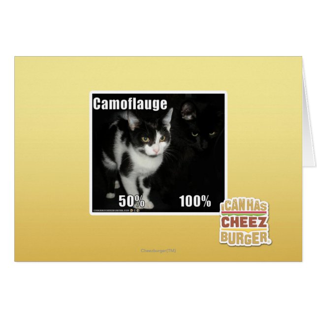 Cartão Camuflagem (Frente Horizontal)