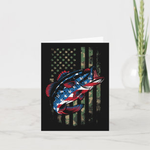 Cartão Camuflagem de Bandeira Patriótica dos Estados Unid