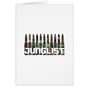 Cartão Camuflagem de Junglist