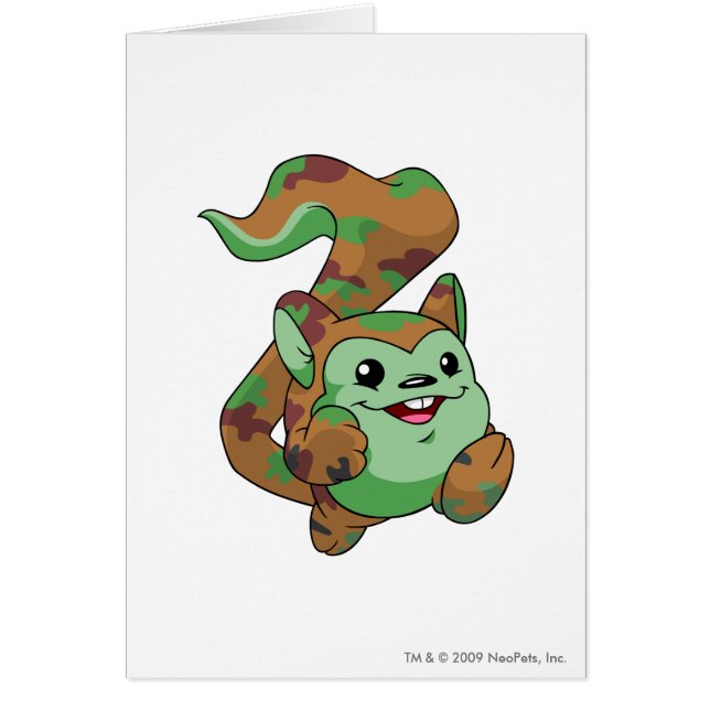 Cartão Camuflagem de Meerca (Frente)