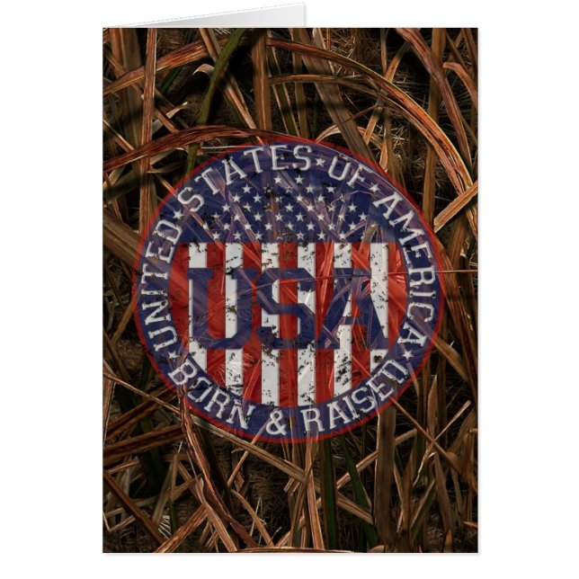 Cartão Camuflagem EUA (Frente)