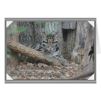 CARTÃO CAMUFLAGEM SUPERIOR NUBLADA DO LEOPARDO