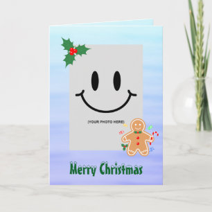 Cartão Cana-doce de-doce de pão-de-Natal