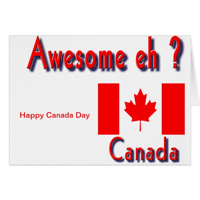 Cartão Canadá (Frente Horizontal)