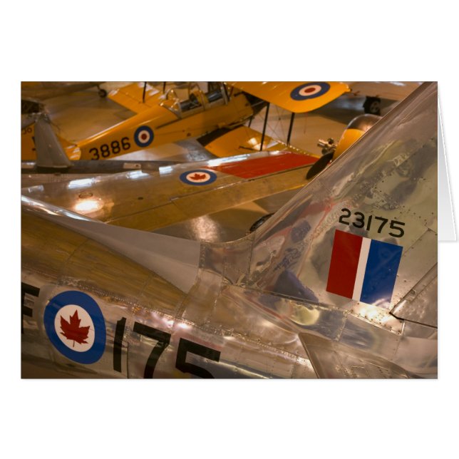 Cartão Canadá, Alberta, Calgary: Museu Aero Espacial de (Frente Horizontal)