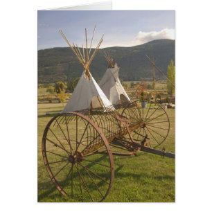 Cartão CANADÁ, British Columbia, Enderby. Tempos e