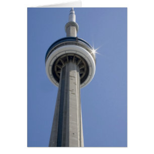 Cartão Canadá, Ontário, Toronto. Topo da Torre CN com