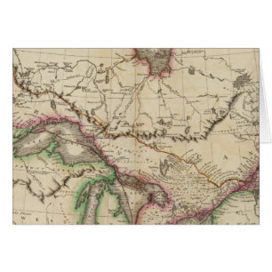 Cartão Canadá superior e inferior