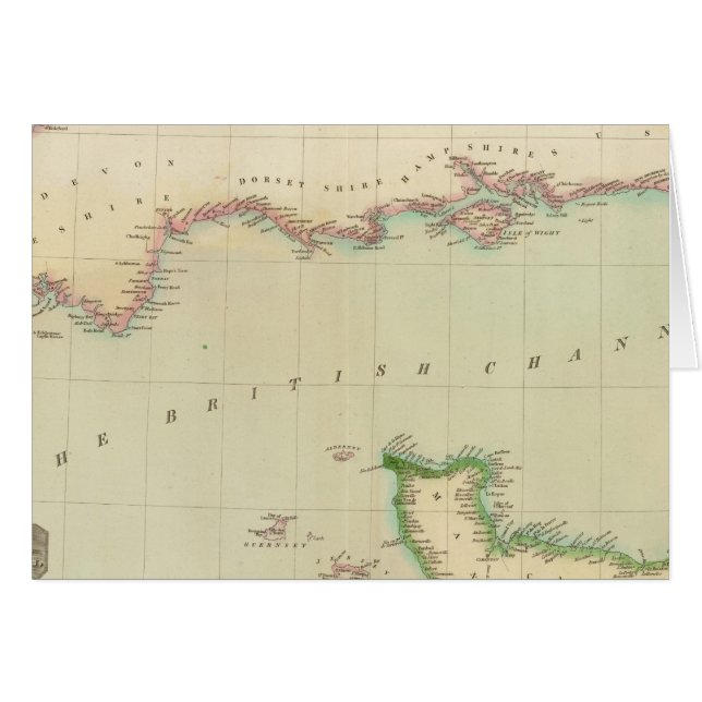 Cartão Canal Britânico (Frente Horizontal)