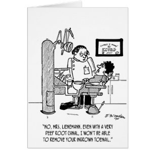 Cartão Canal de raiz ao Toenail Ingrown de Removel