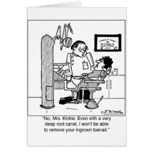 Cartão Canal de raiz profundo para remover o Toenail