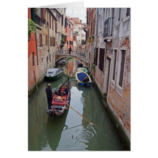 Cartão Canal veneziano - 2