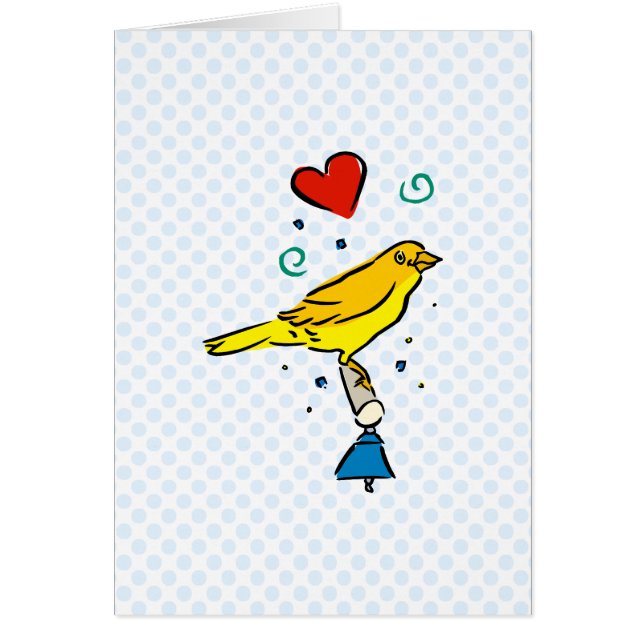 Cartão Canário de Careena (Frente)