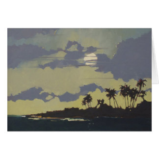 Cartão Canção-anúncio da lua