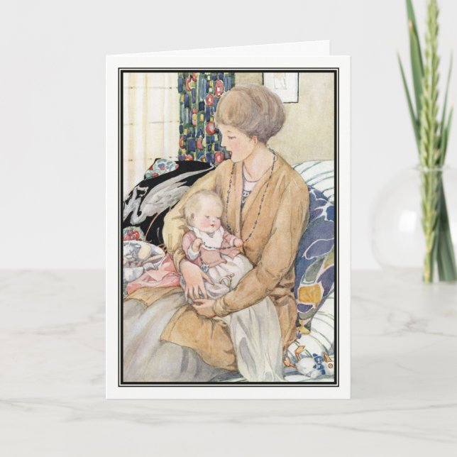 Cartão Canção de ninar por Anne Anderson (Frente)