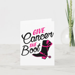 Cartão Cancer A Consciência Do Cancer De Arranque
