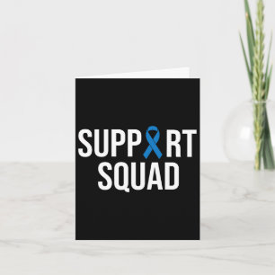 Cartão Cancer Colorectal Cancer  Azul