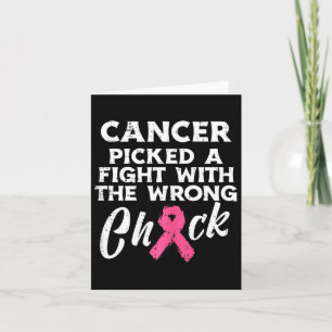 Cartão Cancer Da Mama Escolheu Uma Consciência Errada Do