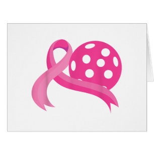 Cartão Cancer De Fita Coração Cor-de-Rosa Bonito, Picleba
