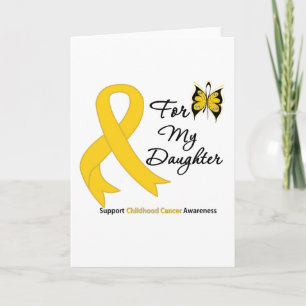 Cartão Cancer De Infância Para Minha Filha