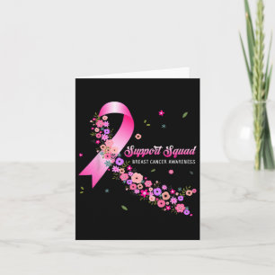 Cartão Cancer de Mama de Suporte ao Guerreiro de Cancer M
