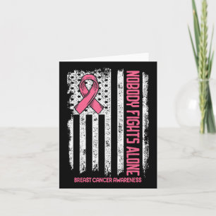 Cartão Cancer De Mama Ninguém Luta Sozinho Cancer De Mama