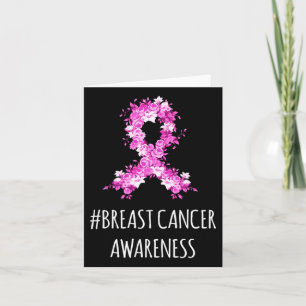 Cartão Cancer de mama Sensibilização do Cancer Camisa