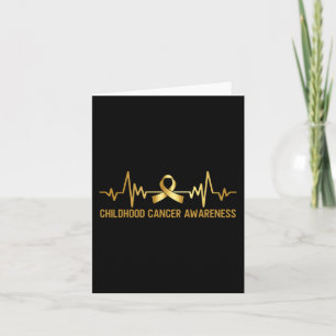 Cartão cancer de setembro de sensibilização para o cancer