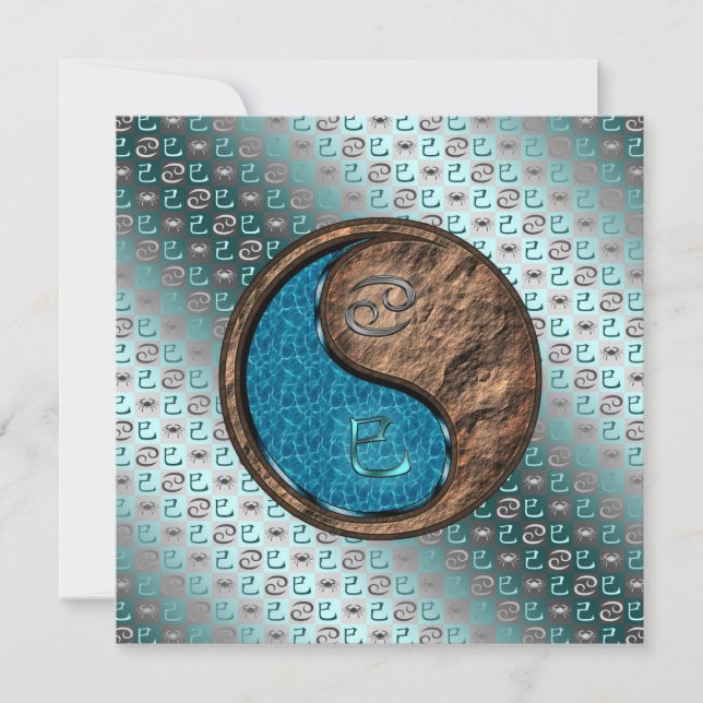 Cartão Cancer e Cobra da Terra (Frente)