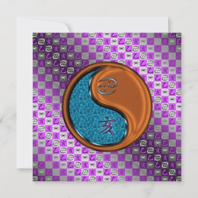 Cartão Cancer e Madeira Boar (Frente)