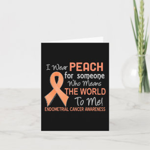 Cartão Cancer Endometrial Para Alguém Que Quer Dizer Que 