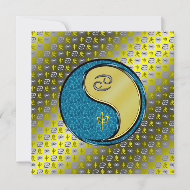 Cartão Cancer & Metal Monkey (Frente)